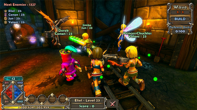 Dungeon Defenders Features