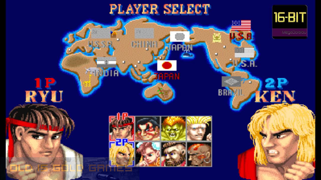 Street Fighter II Features